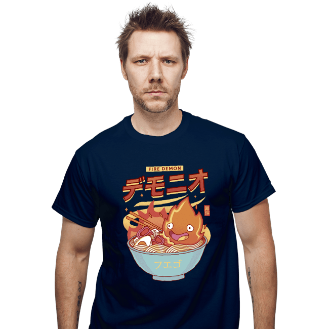 Secret_Shirts T-Shirts, Unisex / Small / Navy The Fire Demon Ramen