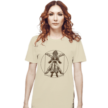 Load image into Gallery viewer, Daily_Deal_Shirts T-Shirts, Unisex / Small / Natural Vitruvian Fyujon
