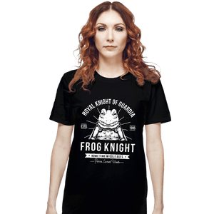 Shirts T-Shirts, Unisex / Small / Black Frog Knight