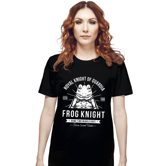 Shirts T-Shirts, Unisex / Small / Black Frog Knight