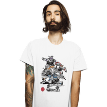 Load image into Gallery viewer, Daily_Deal_Shirts T-Shirts, Unisex / Small / White Ninja Turtles Sumi-e
