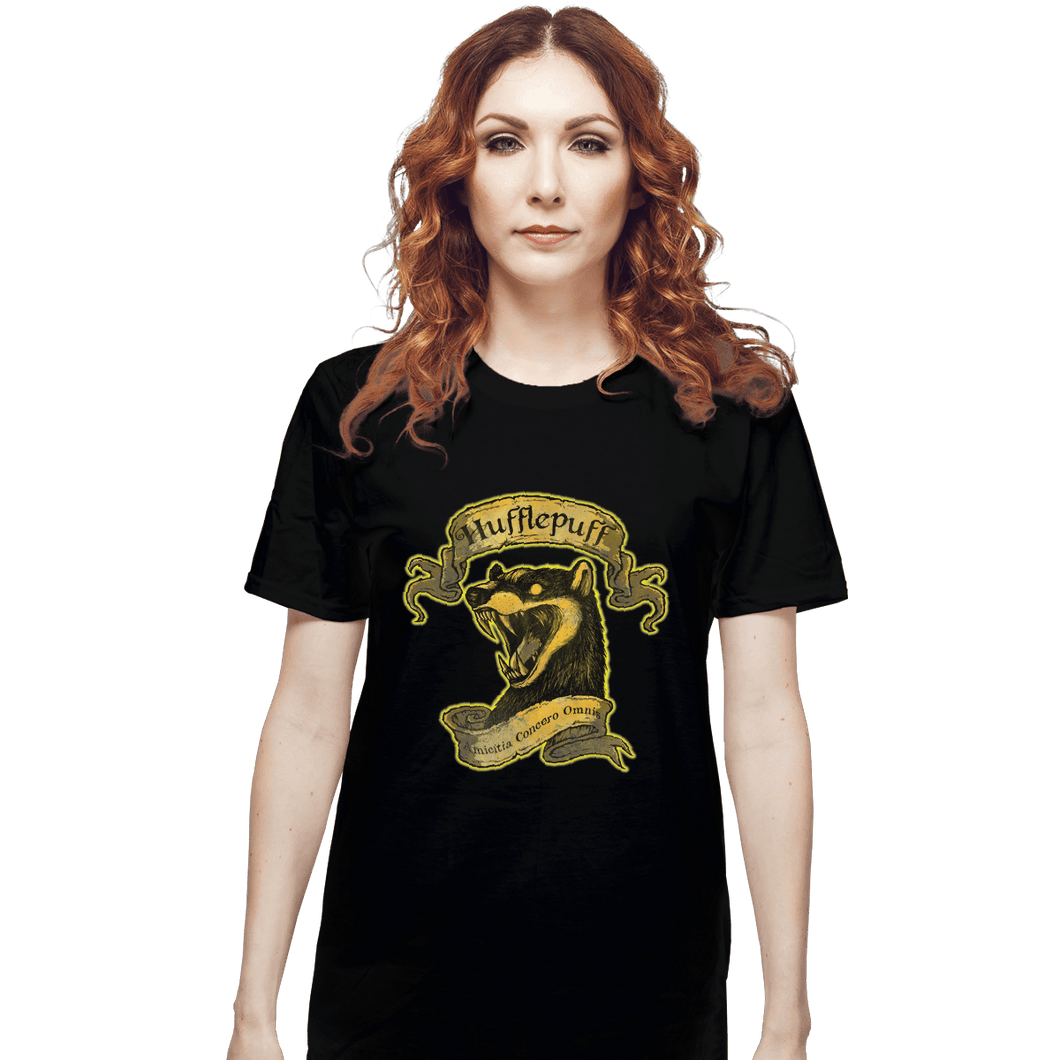 Shirts T-Shirts, Unisex / Small / Black Hufflepuff