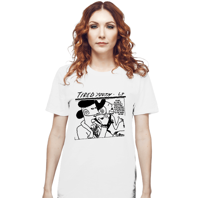 Shirts T-Shirts, Unisex / Small / White Tired Youth