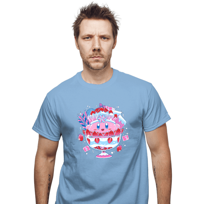 Shirts T-Shirts, Unisex / Small / Powder Blue Pink Parfait