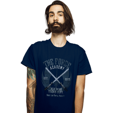 Daily_Deal_Shirts T-Shirts, Unisex / Small / Navy The Force Academy