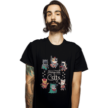 Load image into Gallery viewer, Shirts T-Shirts, Unisex / Small / Black Dungeons &amp; Cats 2nd Edition
