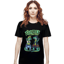 Load image into Gallery viewer, Daily_Deal_Shirts T-Shirts, Unisex / Small / Black T-Rexcellent
