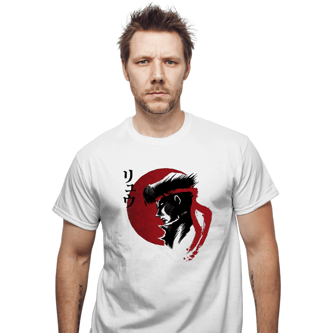 Shirts T-Shirts, Unisex / Small / White Red Sun Fighter