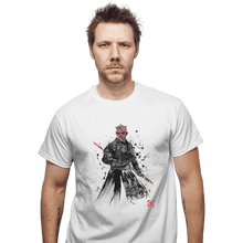 Load image into Gallery viewer, Shirts T-Shirts, Unisex / Small / White Darth Lord Sumi-e
