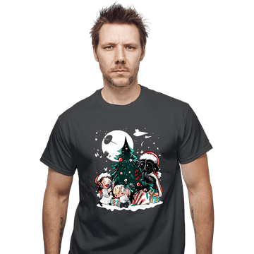 Daily_Deal_Shirts T-Shirts, Unisex / Small / Charcoal Christmas In The Stars