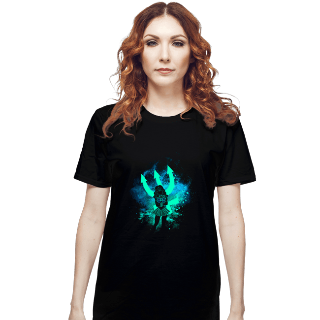 Shirts T-Shirts, Unisex / Small / Black Neptune Art