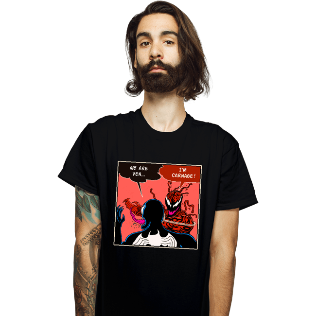 Shirts T-Shirts, Unisex / Small / Black Symbiote Slap