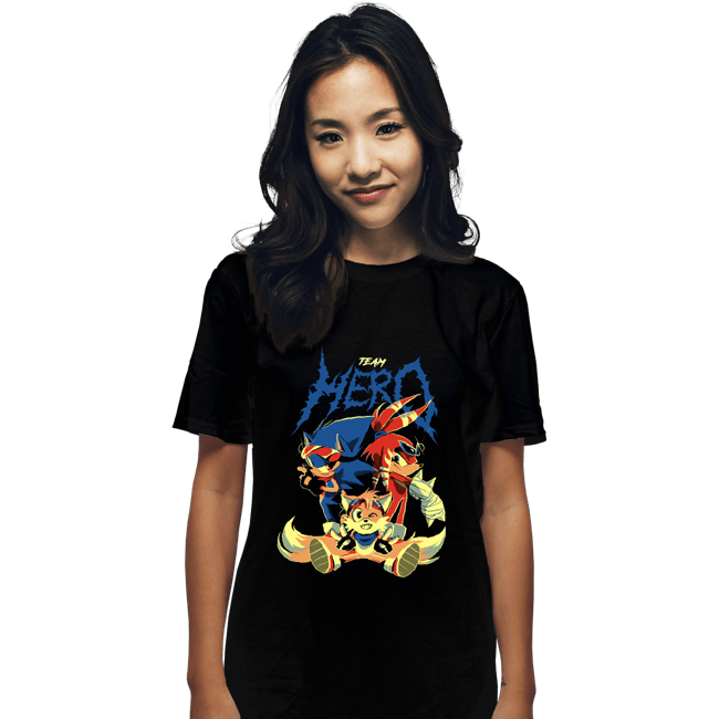Daily_Deal_Shirts T-Shirts, Unisex / Small / Black Team Hero