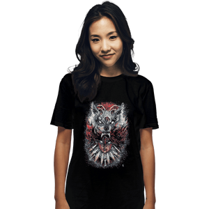 Shirts T-Shirts, Unisex / Small / Black Wolf Princess