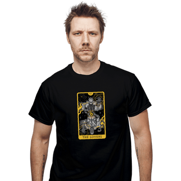 Shirts T-Shirts, Unisex / Small / Black Tarot The Lovers