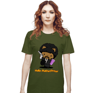 Daily_Deal_Shirts T-Shirts, Unisex / Small / Military Green Kitty Fiction