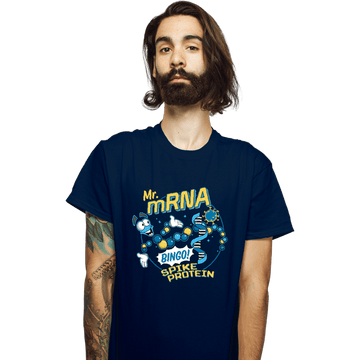 Shirts T-Shirts, Unisex / Small / Navy Mr mRNA