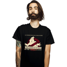 Load image into Gallery viewer, Shirts T-Shirts, Unisex / Small / Black I Ain&#39;t Afraid Of No Ghost
