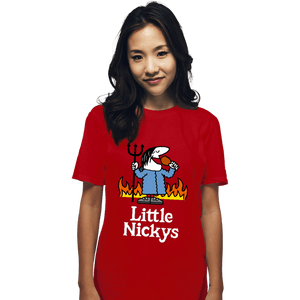 Daily_Deal_Shirts T-Shirts, Unisex / Small / Red Little Nickys
