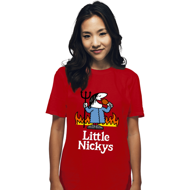 Daily_Deal_Shirts T-Shirts, Unisex / Small / Red Little Nickys