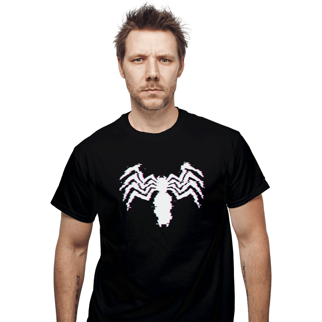 Shirts T-Shirts, Unisex / Small / Black Glitch Symbiote