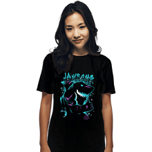 Load image into Gallery viewer, Daily_Deal_Shirts T-Shirts, Unisex / Small / Black Extreme Tiger Shark
