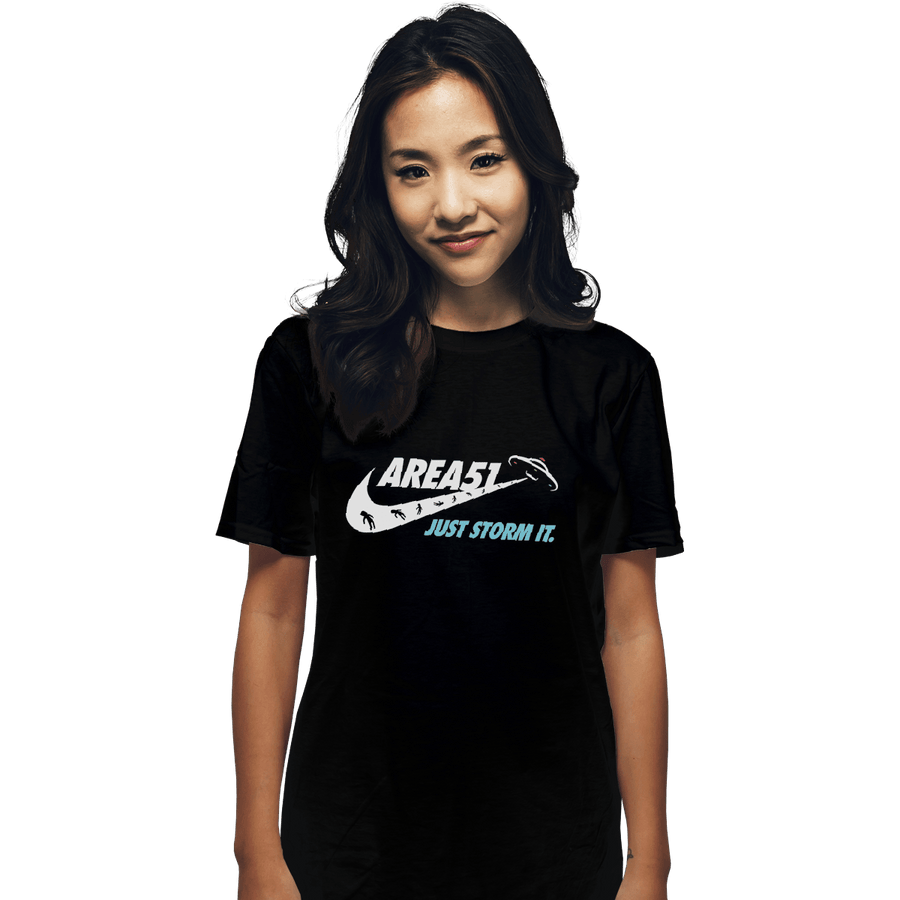 Shirts T-Shirts, Unisex / Small / Black Just Storm It
