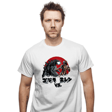 Load image into Gallery viewer, Shirts T-Shirts, Unisex / Small / White Kaiju VS Titan
