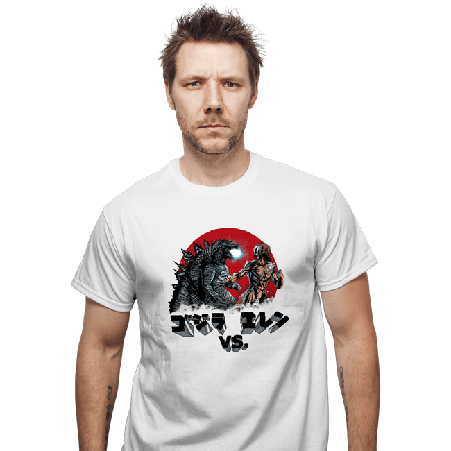 Shirts T-Shirts, Unisex / Small / White Kaiju VS Titan