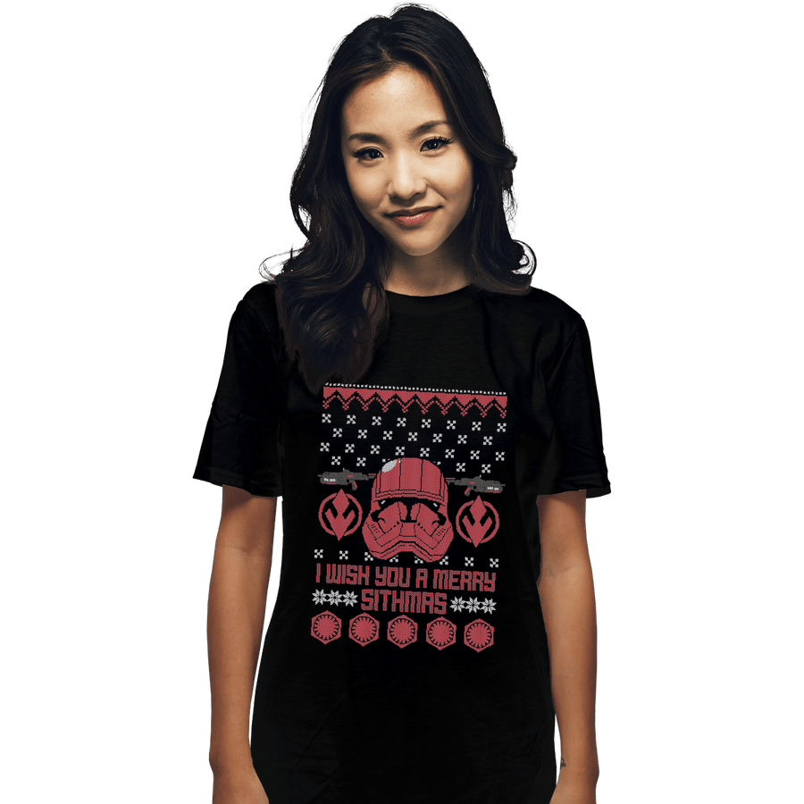 Shirts T-Shirts, Unisex / Small / Black Sith Christmas