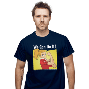 Shirts T-Shirts, Unisex / Small / Navy Adora Says We Can Do It!