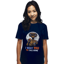 Load image into Gallery viewer, Daily_Deal_Shirts T-Shirts, Unisex / Small / Navy Uncle E.T.
