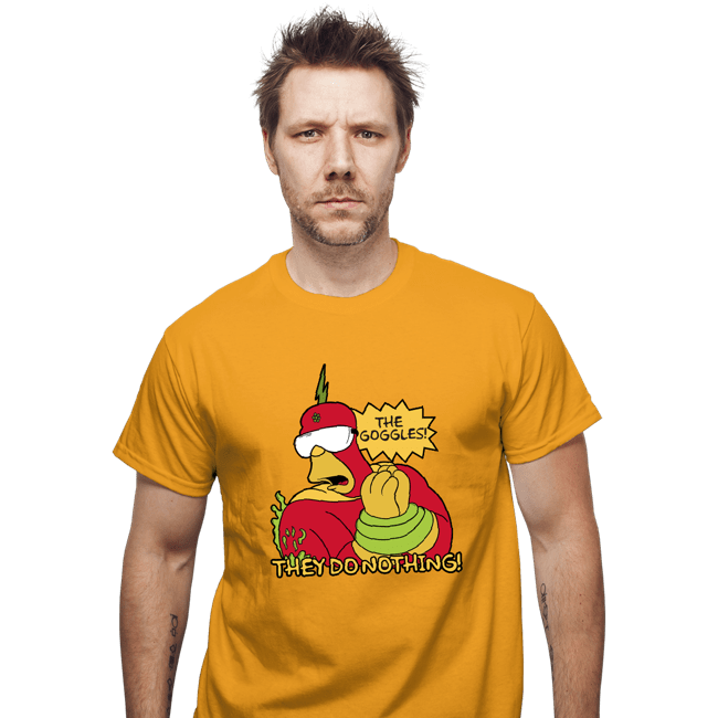 Secret_Shirts T-Shirts, Unisex / Small / Gold The Goggles!