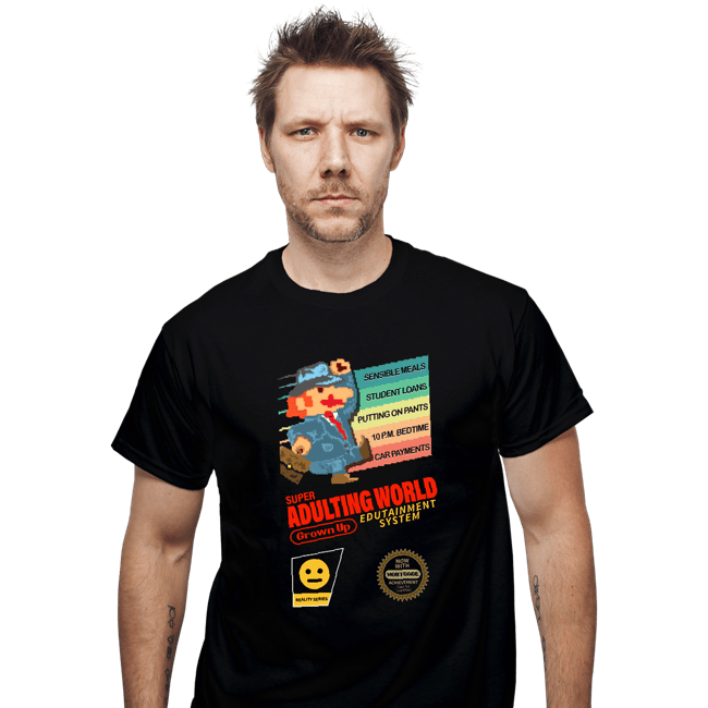 Secret_Shirts T-Shirts, Unisex / Small / Black Adulting World