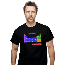 Load image into Gallery viewer, Secret_Shirts T-Shirts, Unisex / Small / Black Periodic Table of Power-ups
