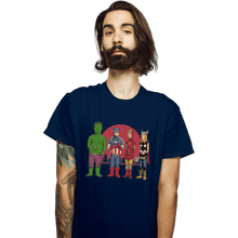 Load image into Gallery viewer, Shirts T-Shirts, Unisex / Small / Navy King Of The Heroes
