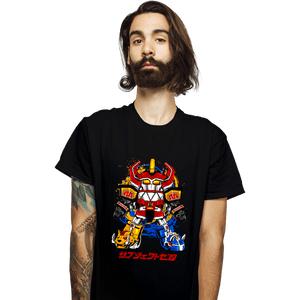 Daily_Deal_Shirts T-Shirts, Unisex / Small / Black Chibi Megazord