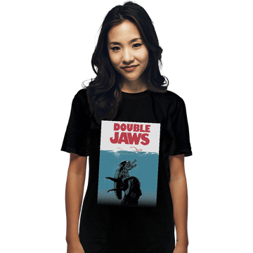 Shirts T-Shirts, Unisex / Small / Black Double Jaws