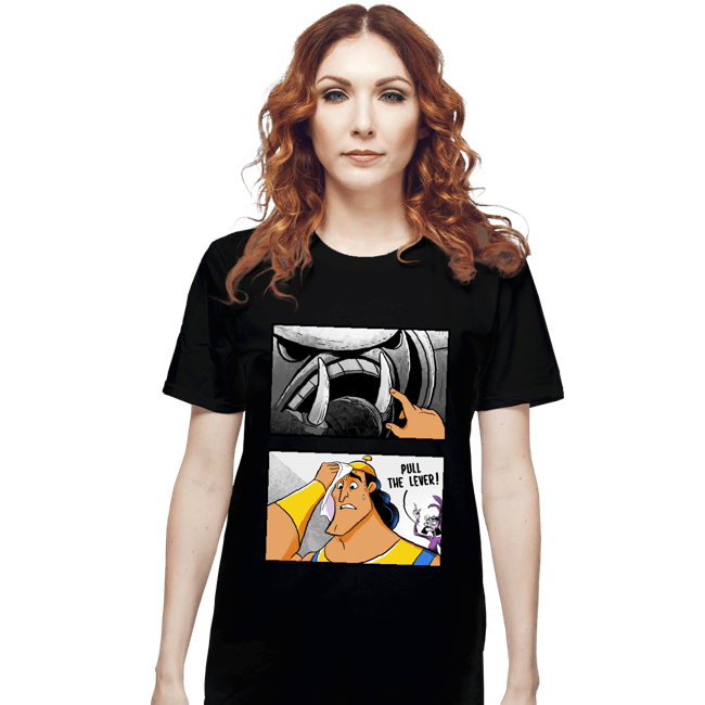 Daily_Deal_Shirts T-Shirts, Unisex / Small / Black Pull The Lever