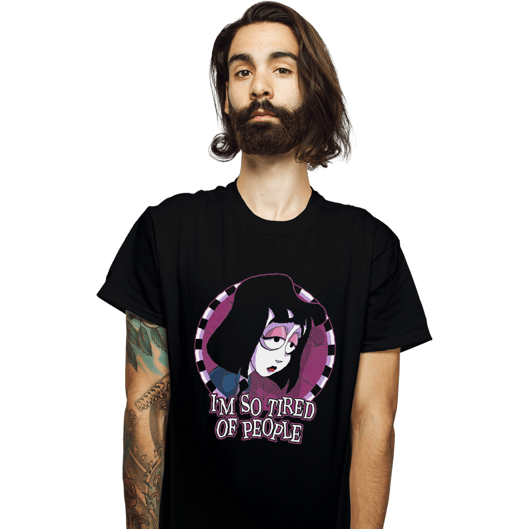 Shirts T-Shirts, Unisex / Small / Black I'm So Tired Of People
