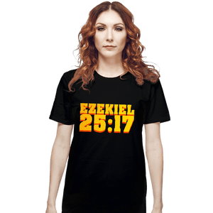 Secret_Shirts T-Shirts, Unisex / Small / Black Ezekiel 25:17