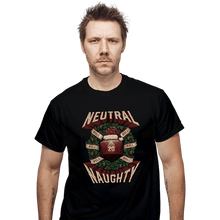 Load image into Gallery viewer, Shirts T-Shirts, Unisex / Small / Black Neutral Naughty Christmas
