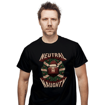 Shirts T-Shirts, Unisex / Small / Black Neutral Naughty Christmas