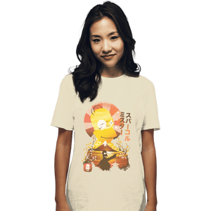 Shirts T-Shirts, Unisex / Small / Natural Homer Ukiyoe