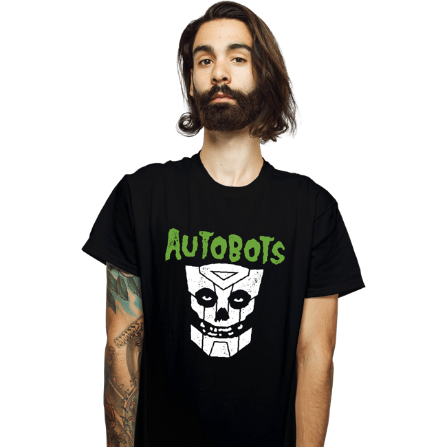 Secret_Shirts T-Shirts, Unisex / Small / Black Punk Robot