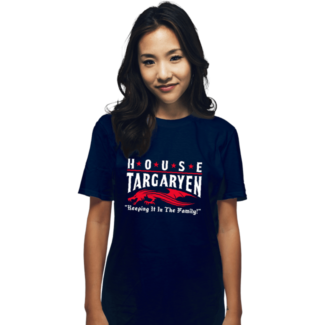 Daily_Deal_Shirts T-Shirts, Unisex / Small / Navy House Targaryen