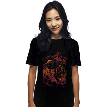 Shirts T-Shirts, Unisex / Small / Black Get Over Here