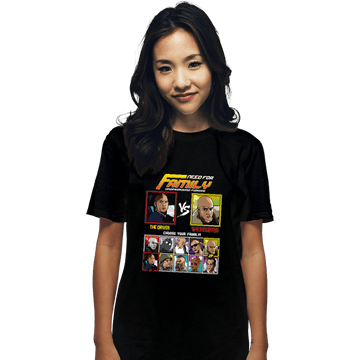Shirts T-Shirts, Unisex / Small / Black Family Fighter