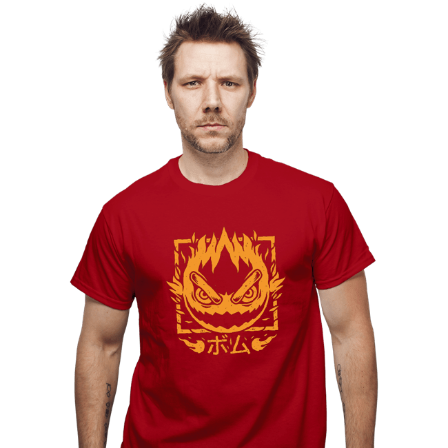 Shirts T-Shirts, Unisex / Small / Red Fireball Bomb