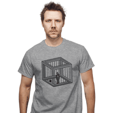 Load image into Gallery viewer, Shirts T-Shirts, Unisex / Small / Sports Grey Escher&#39;s Jail
